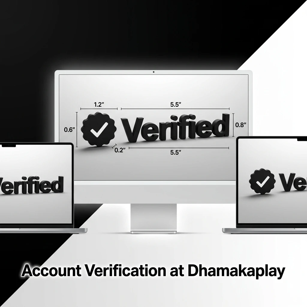 Dhamakaplay KYC account verification process showing steps to submit Aadhaar, PAN card, or passport for identity verification