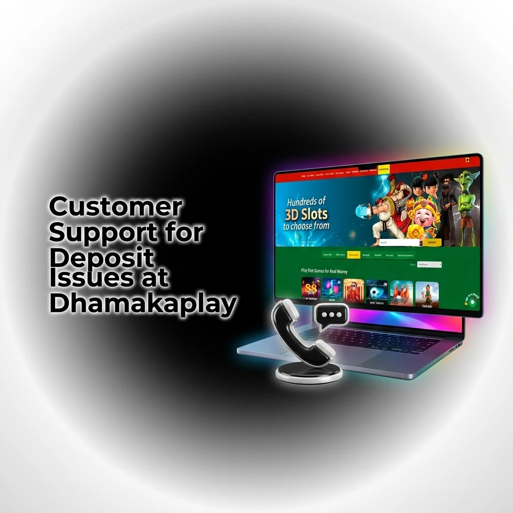 Dhamakaplay customer support channels for deposit issues including live chat, email, Telegram and WhatsApp assistance