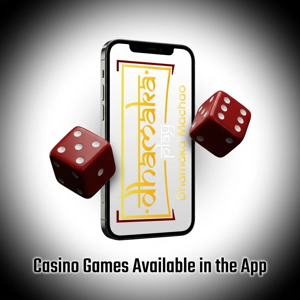 Dhamakaplay app casino games including slots, live roulette, blackjack, Teen Patti, Andar Bahar and Aviator