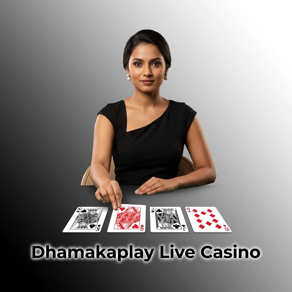 Dhamakaplay Live Casino with professional dealers streaming Live Roulette, Blackjack, Baccarat, Teen Patti and Andar Bahar