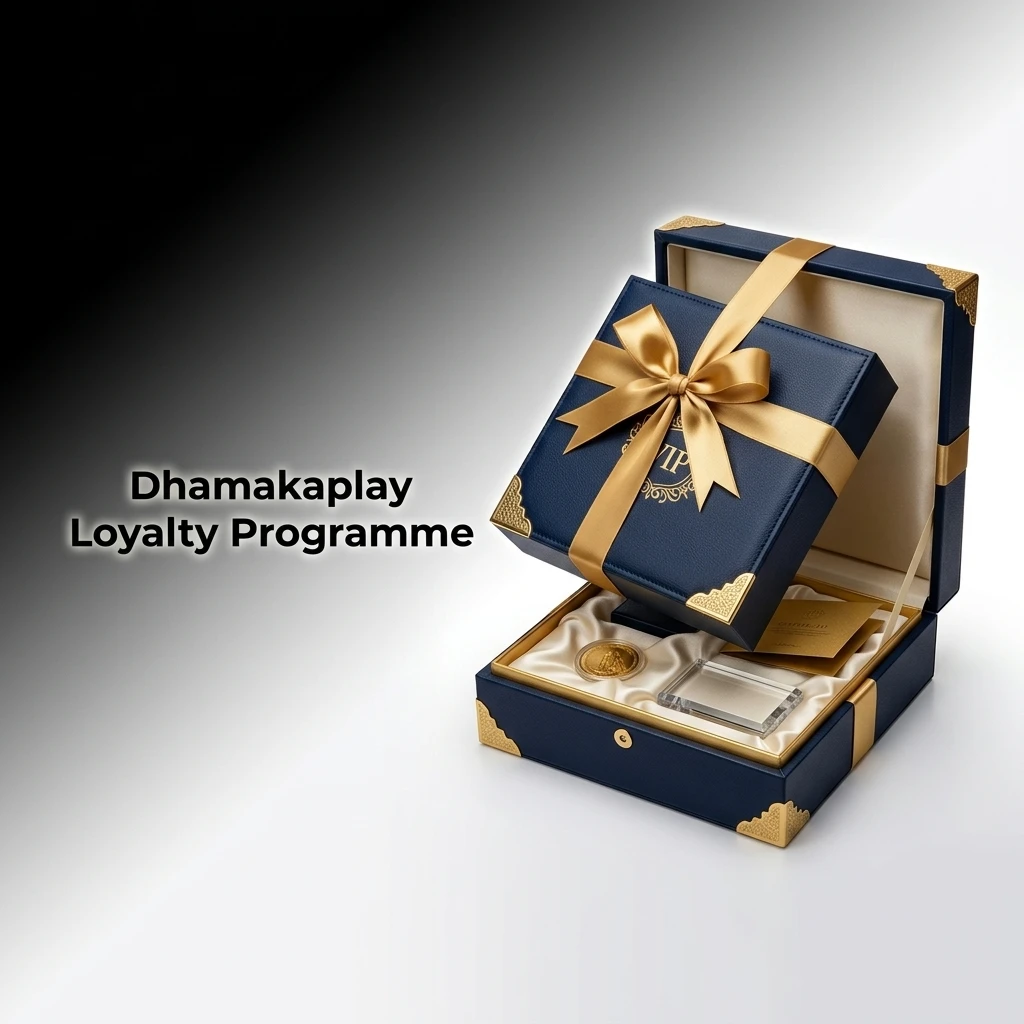 Dhamakaplay loyalty programme tiers from Bronze to VIP with cashback rates and point thresholds for casino and sports betting