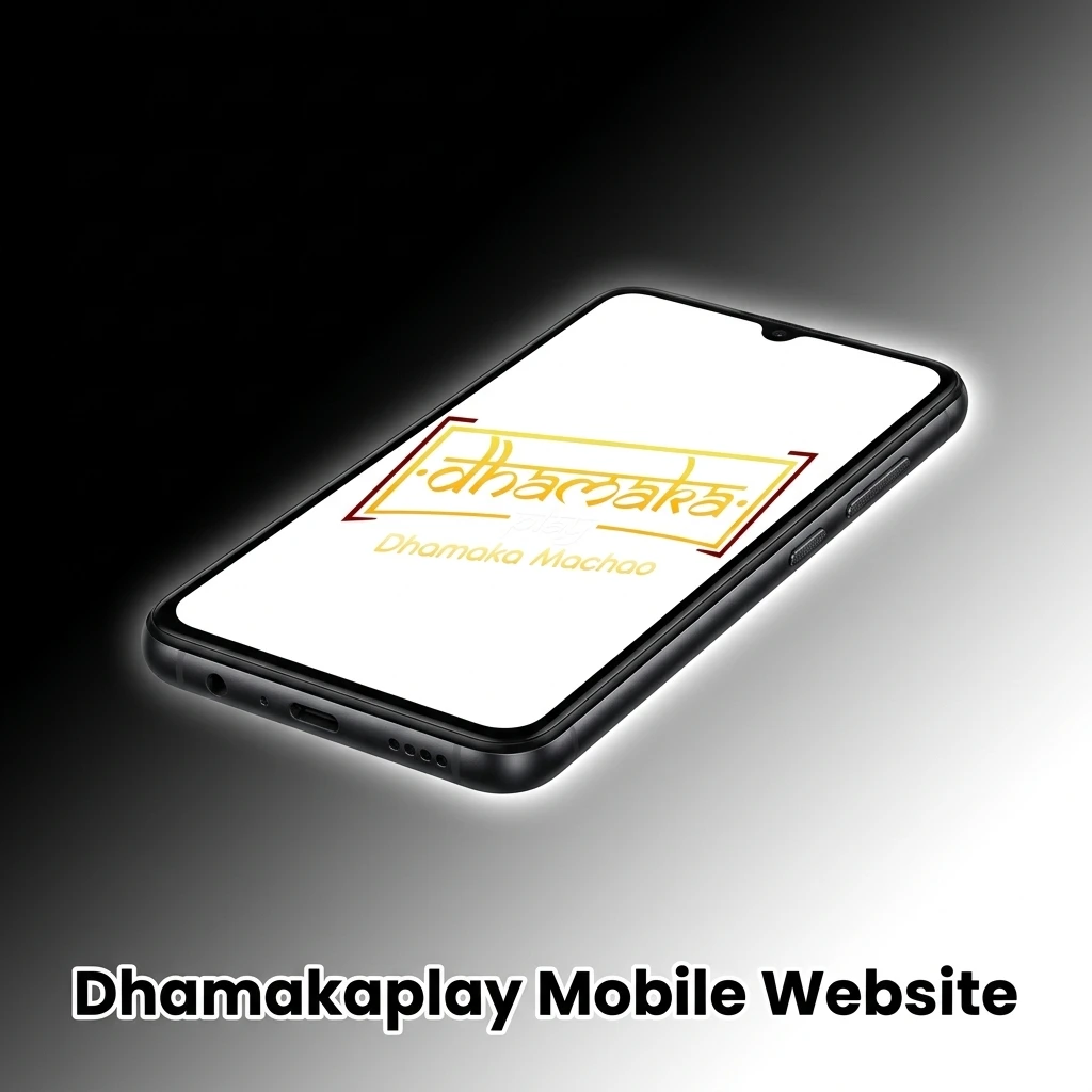 Dhamakaplay mobile website interface showing responsive design for sports betting and casino on Android and iOS browsers