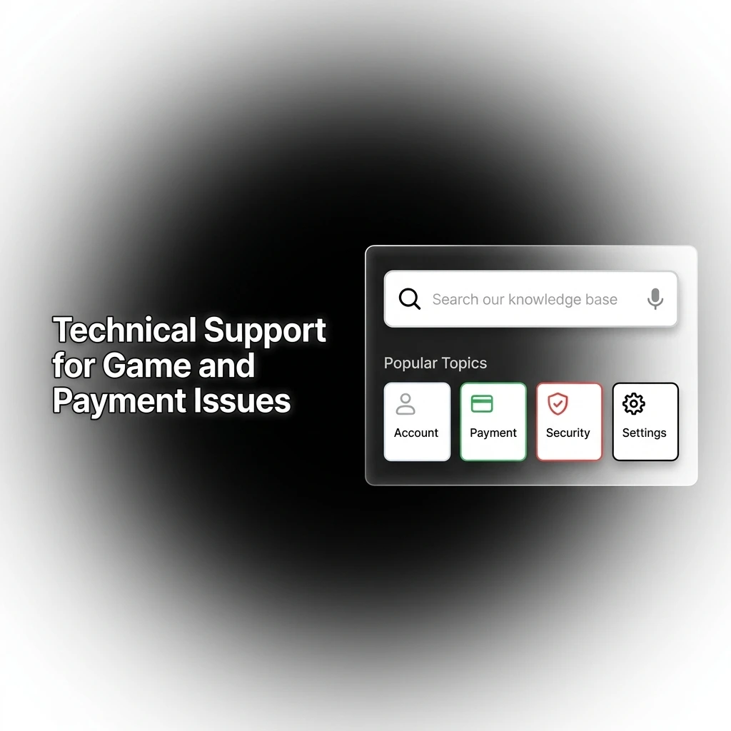 Technical support team helping users resolve game crashes, payment failures, and login errors on a gaming platform