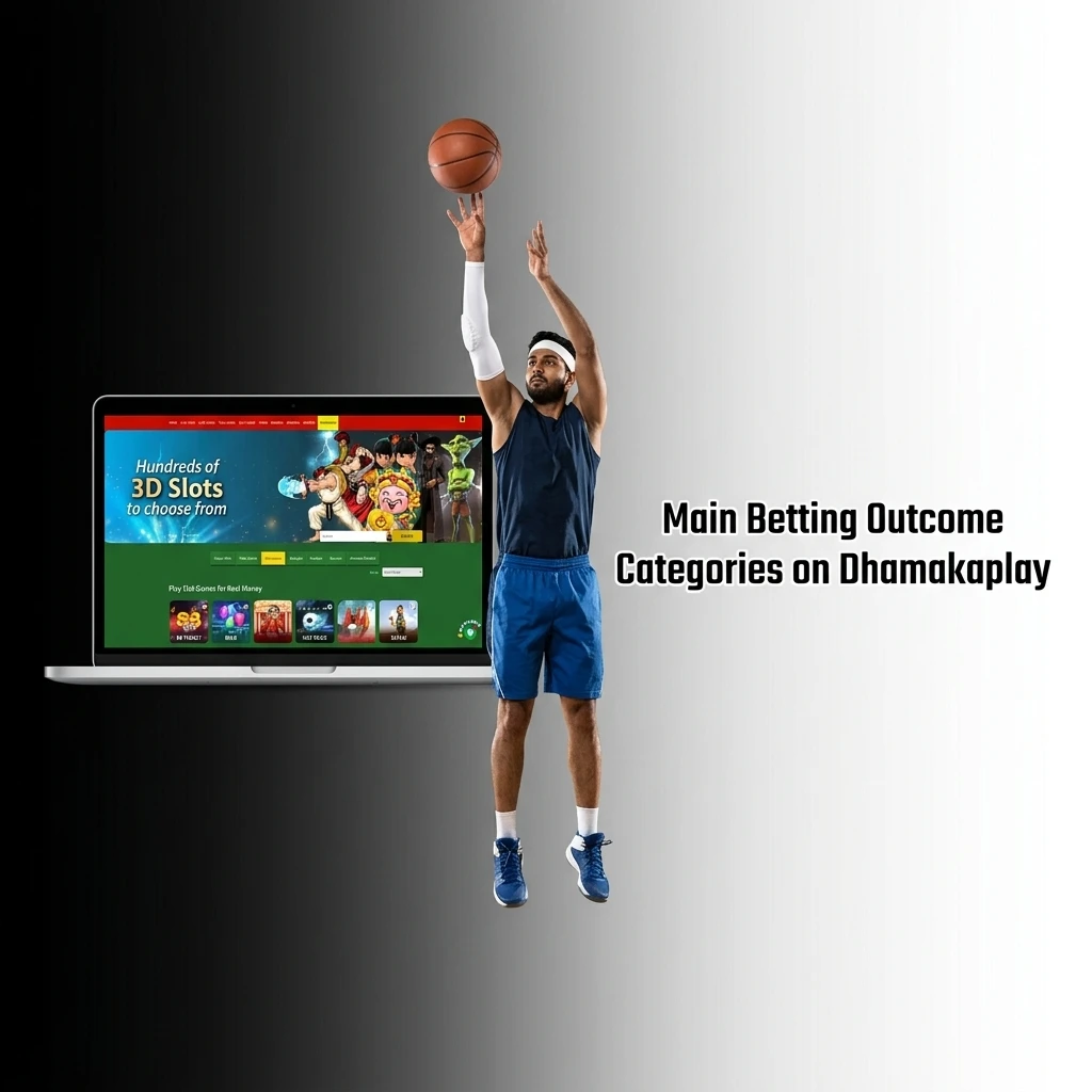 Sports betting outcome categories including 1X2, handicap, totals, BTTS, and correct score markets on Dhamakaplay