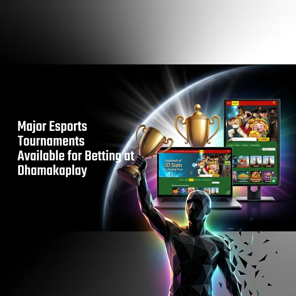 Major esports tournaments for betting at Dhamakaplay including CS2, Dota 2, Valorant, LoL, and BGMI events