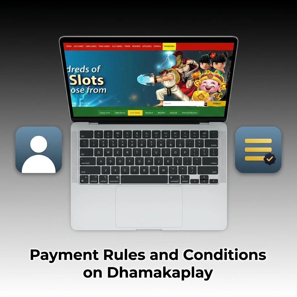 Dhamakaplay payment rules covering verification, withdrawal conditions, and transaction limits for Indian players