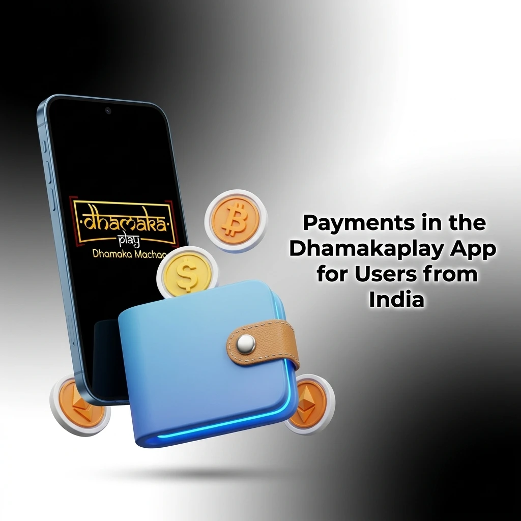 Dhamakaplay app payment options in India including UPI, Google Pay, PhonePe, Paytm, and crypto