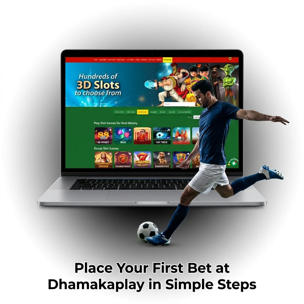 Step-by-step guide to placing your first sports bet at Dhamakaplay using UPI or Google Pay in INR