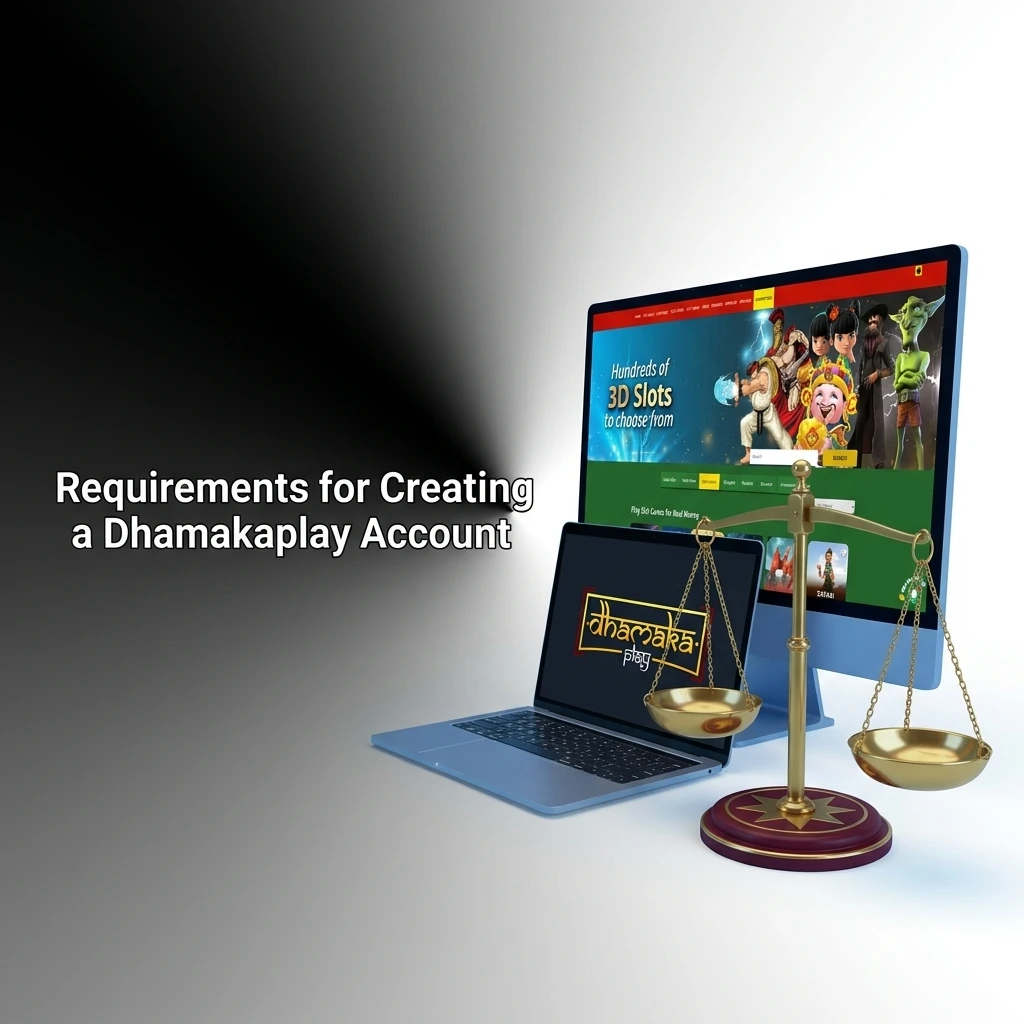 Dhamakaplay account registration requirements including age limit, valid ID, one account rule, and geo-eligibility criteria