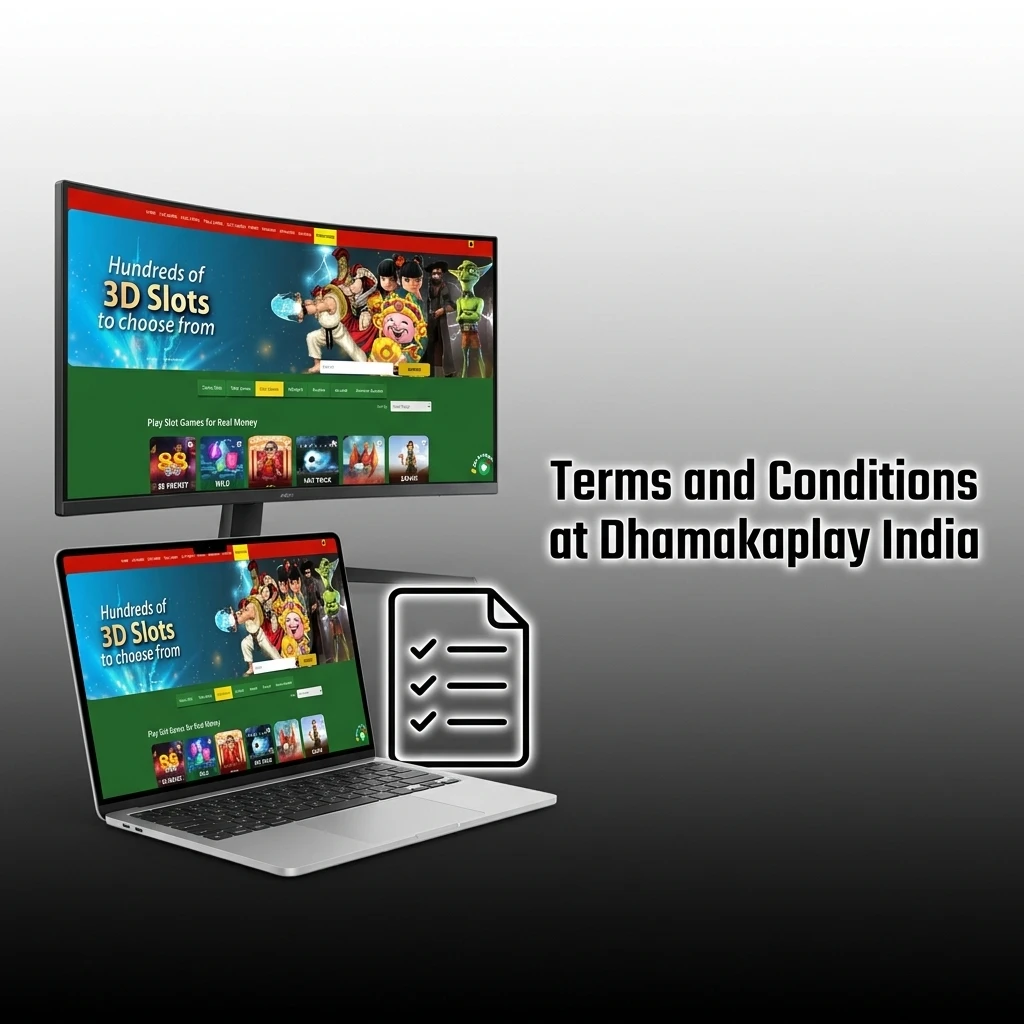 Dhamakaplay India terms and conditions covering age limit, account rules, bonuses, and withdrawal verification
