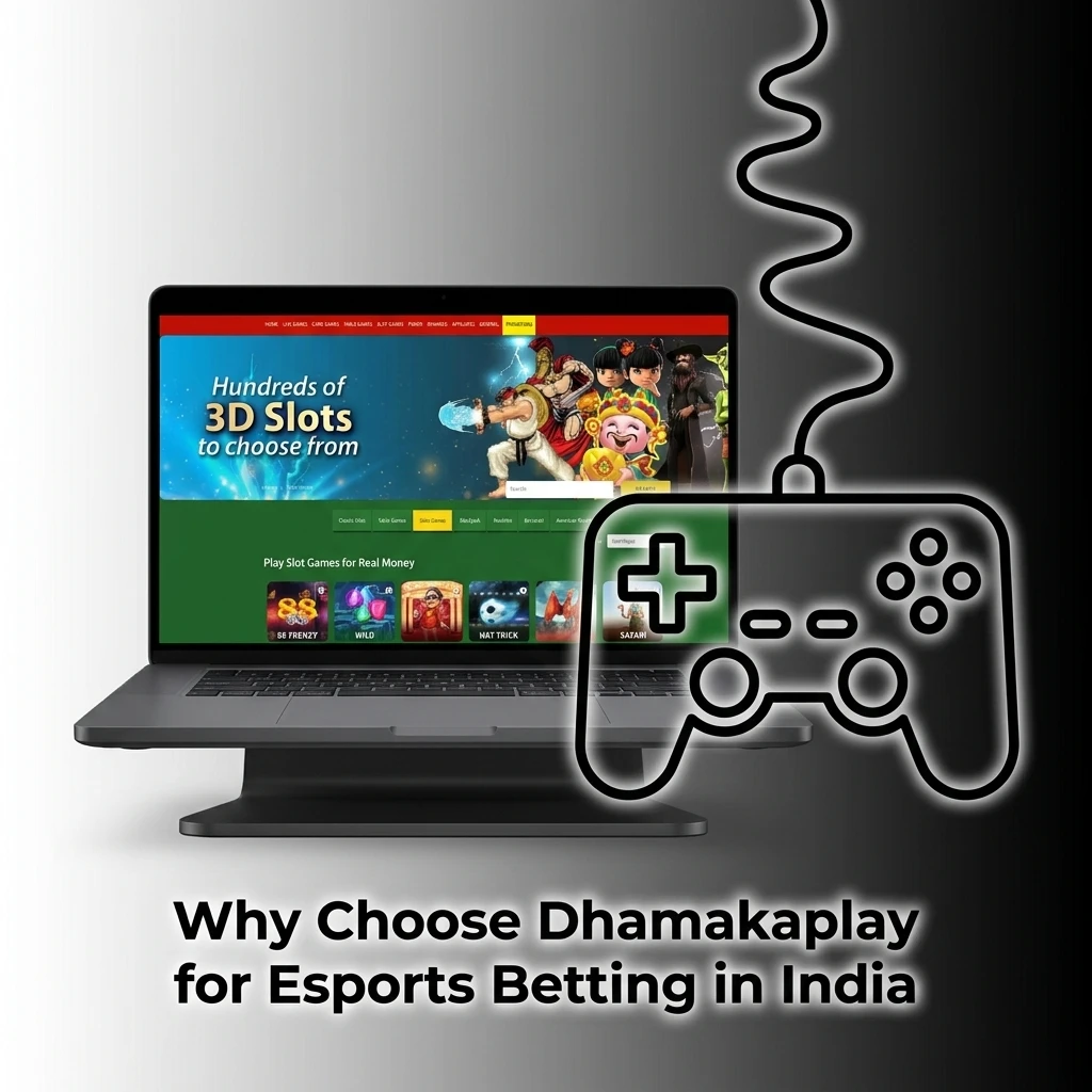 Dhamakaplay esports betting India – competitive odds, UPI payments, 100% bonus, 24/7 support & mobile app